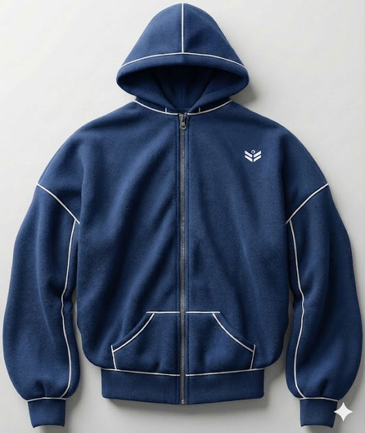 Nouvrek Unseen But Felt™ Premium Zip Tracksuit Set – Navy